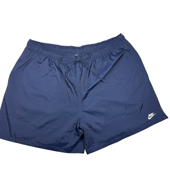 Nike Other - Nike Club‎ Woven Flow Lined Above Knee Sweat Shorts Men 3XL Navy Blue Athleisure